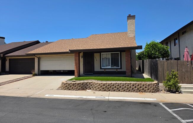 Quiet 3 bedroom 2 bath home in Poway in cul-de-sac in Poway school district