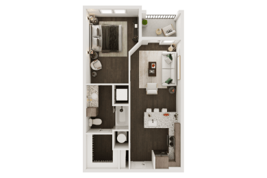 1 bed, 1 bath, 704 sqft, $1,538