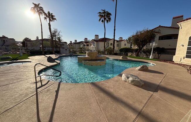 Charming 2Bed/2Bath 1st Floor Condo nestled in this beautiful gated community in Henderson!