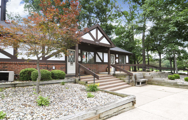 Leasing Office at West Wind Apartments, Indiana