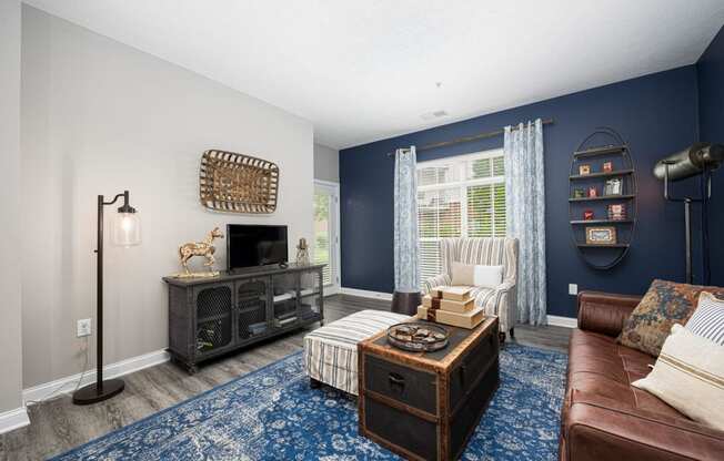 living room at landmark lofts