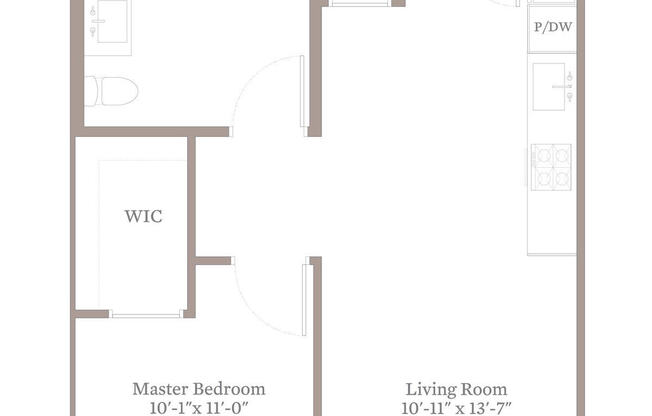 1 bed, 1 bath, 646 sqft, $5,000, Unit 405