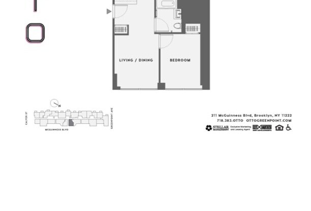 1 bed, 1 bath, $4,100, Unit 812