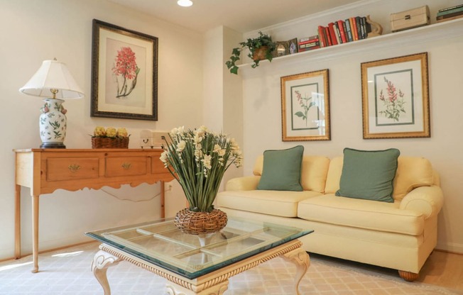 Modern Living Room at The Residences at Brookside Commons, Maryland