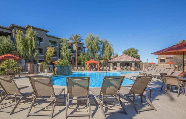 Poolside Decks at The Passage Apartments by Picerne, Henderson, 89014