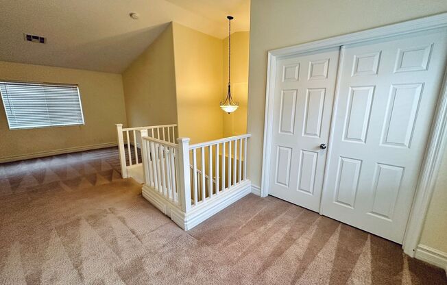 Rhodes Ranch guard gated golf course community home with a bedroom & full bath downstairs!