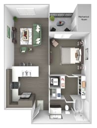 1 bed, 1 bath, 678 sqft, $1,183