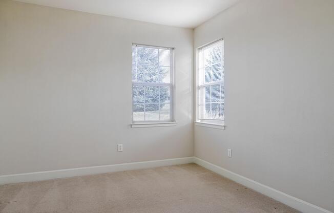 a close up of an empty room
