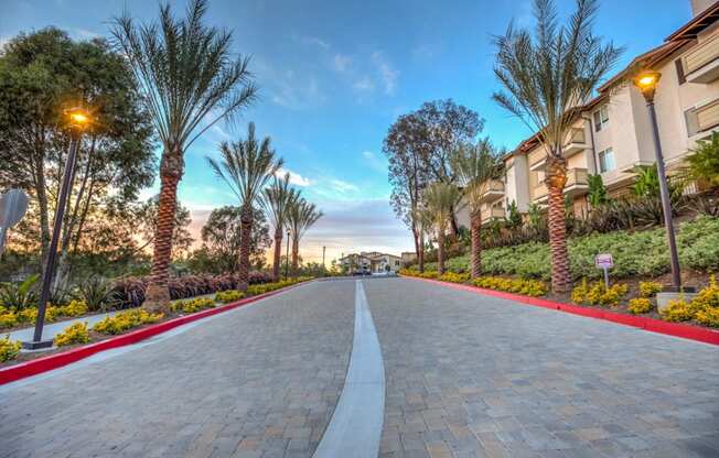 Exterior road at The Vista at Laguna, Laguna Niguel, California