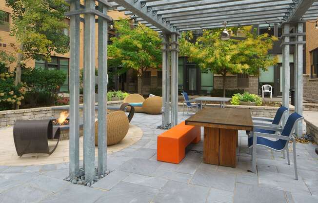 Marbella on Dean Outdoor patio and fire pit