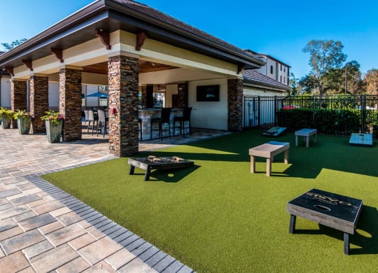 Outdoor Game Area at The Oasis at Lake Bennet, Ocoee, FL, 34761