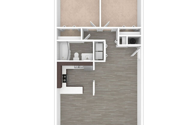 2 beds, 1 bath, 1,012 sqft, $1,350