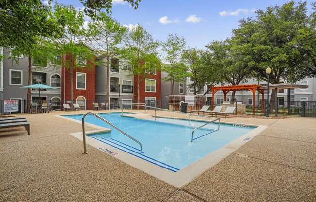 our apartments offer a swimming pool in front of our building