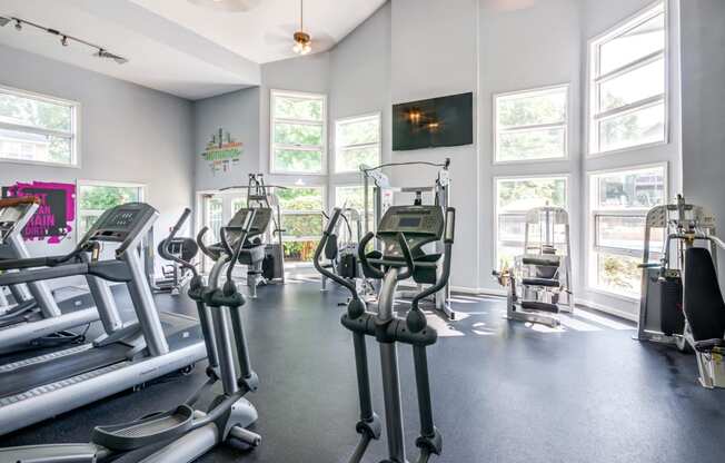 24 Hour Fitness Center at The Crossings at White Marsh Apartments, Maryland