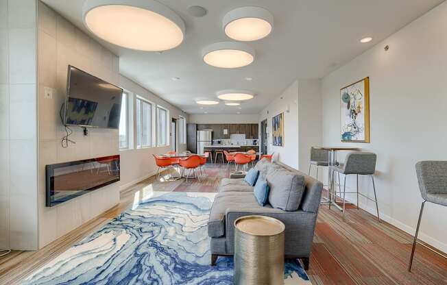 Resident Lounge at Square at 48 in Lincoln, NE