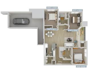 3 beds, 2 baths, 1,295 sqft, $5,992