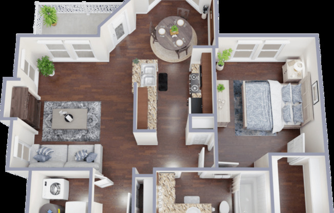 1 bed, 1 bath, 822 sqft, $1,335