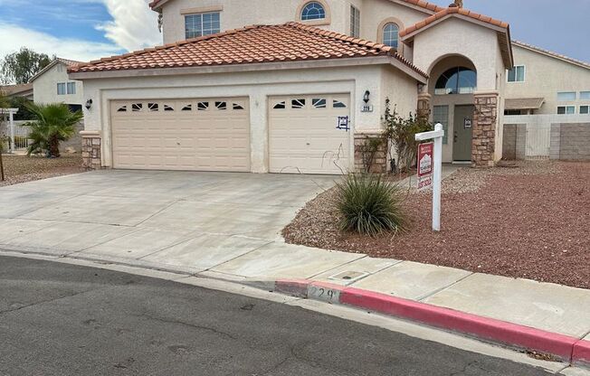 4 bedroom, 3 car garage. Bed and bath downstairs.  No Carpet, Recent renovation