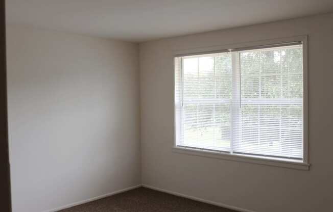 Bedroom in a 3 bedroom townhome at Carriage House West.