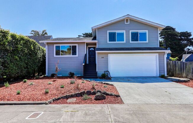 3 Bed, 2 bath (+bonus room) home in Moss Beach. Pet's OK. YouTube Tour!!