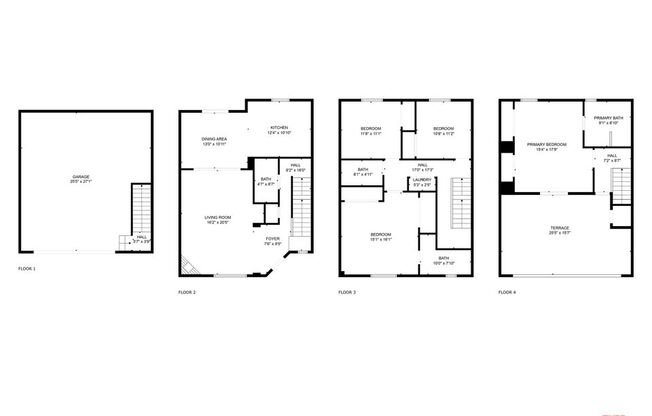 4 beds, 3.5 baths, 2,110 sqft, $5,500, Unit 3