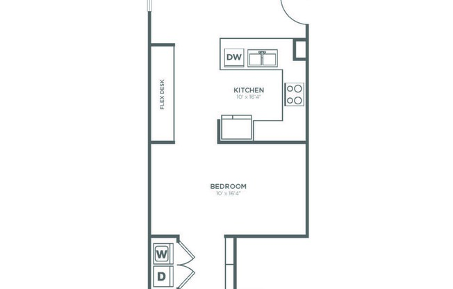 Studio, 1 bath, 915 sqft, $3,084