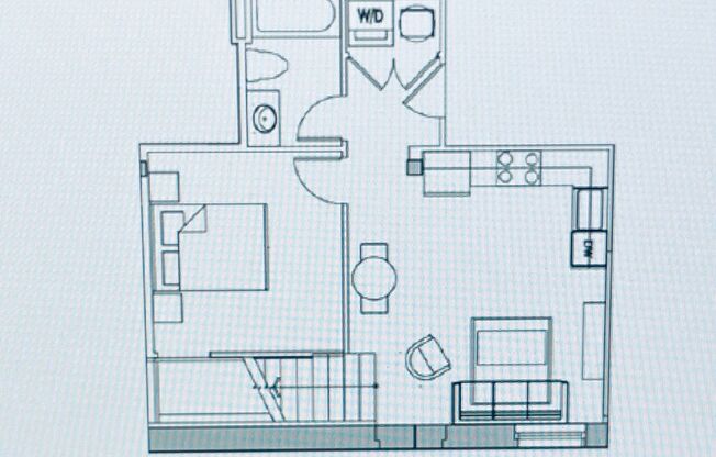 1 bed, 1 bath, 539 sqft, $870, Unit 604