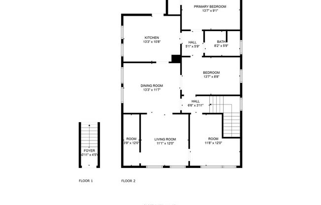 4 beds, 1 bath, 1,176 sqft, $2,800, Unit 1132