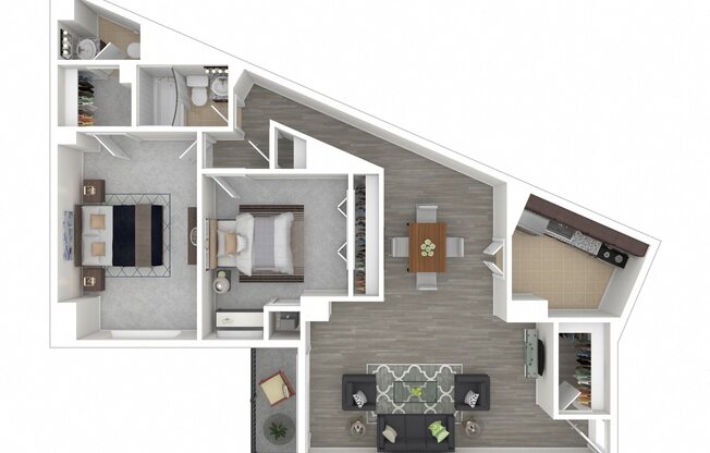 2 beds, 1.5 baths, 1,000 sqft, $2,440