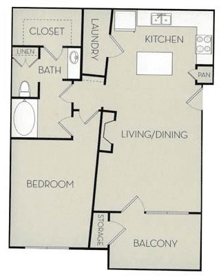 1 bed, 1 bath, 800 sqft, $2,320