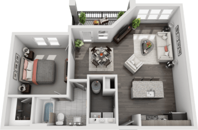 1 bed, 1 bath, 792 sqft, $1,701