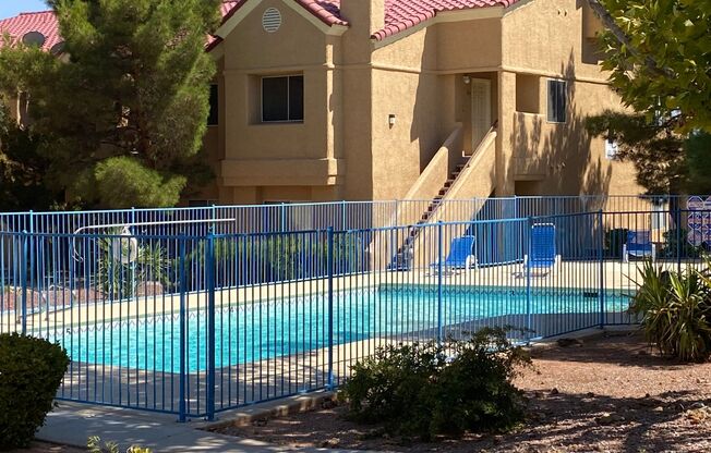 2br with wood flooring on first floor in gated community