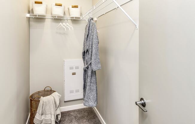 Walk-in Closet at Hanover Flats in Bennington, NE