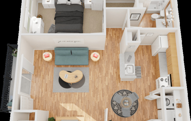 1 bed, 1 bath, 625 sqft, $919