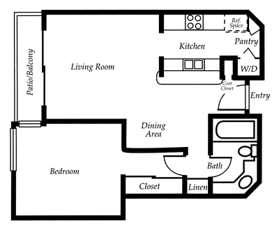 1 bed, 1 bath, 778 sqft, $2,402, Unit 359