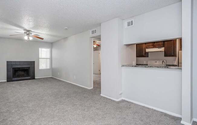 Oak Tree Village Living Room (3 Bedroom)