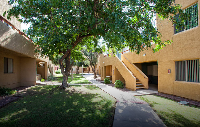 Walkways at Zona Verde Apartments in Tucson Arizona