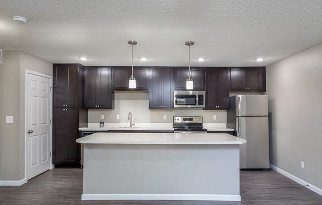 Fully Furnished Kitchen at Springhill Apartments, Overland Park, KS, 66213