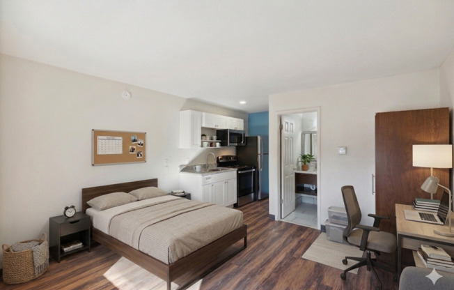 Studio, 1 bath, $899