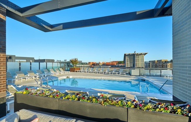 Enjoy Relaxing at the Rooftop Pool
