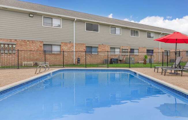 Pool View at Castlewood Apartments, Clute, TX, 77531