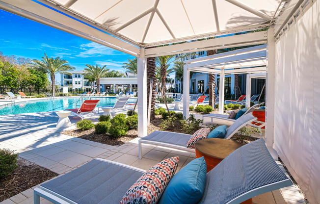 Poolside Lounge at Altis Grand Suncoast Apartments, Land O' Lakes, 34638