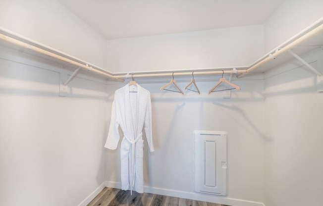 Very Large extended Bedroom Closet at Sierra Gateway Apartments, Rocklin, CA, 95677