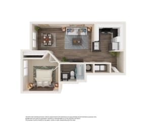 1 bed, 1 bath, 560 sqft, $1,120