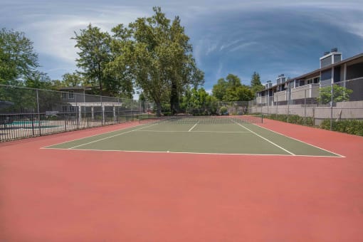 A tennis court