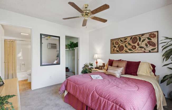 Bedroom at Shorebird Apartments in Mesa Arizona