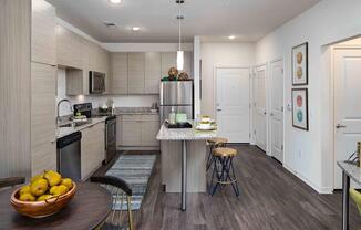 M South Apartments Model Kitchen