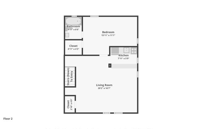 1 bed, 1 bath, 575 sqft, $995, Unit 124