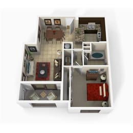 1 bed, 1 bath, 875 sqft, $2,279