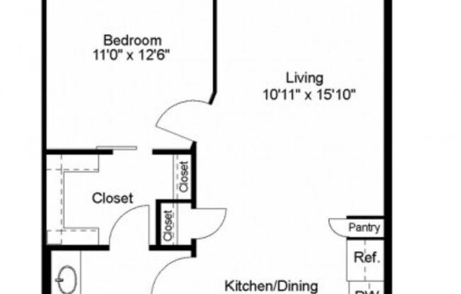 1 bed, 1 bath, 679 sqft, $1,187, Unit 1009